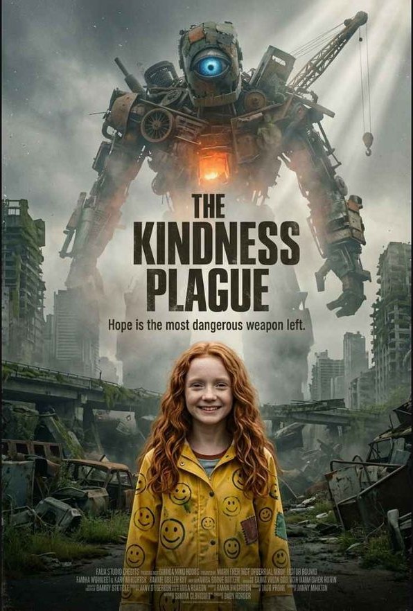 The Kindness Plague — Coming 2026 — Hope is the most dangerous weapon left.